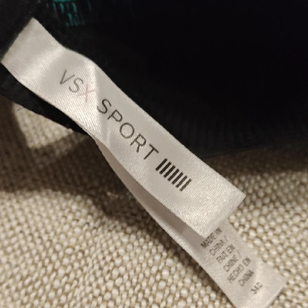 VSX Teal and Black Sports Bra - Picture 4 of 5